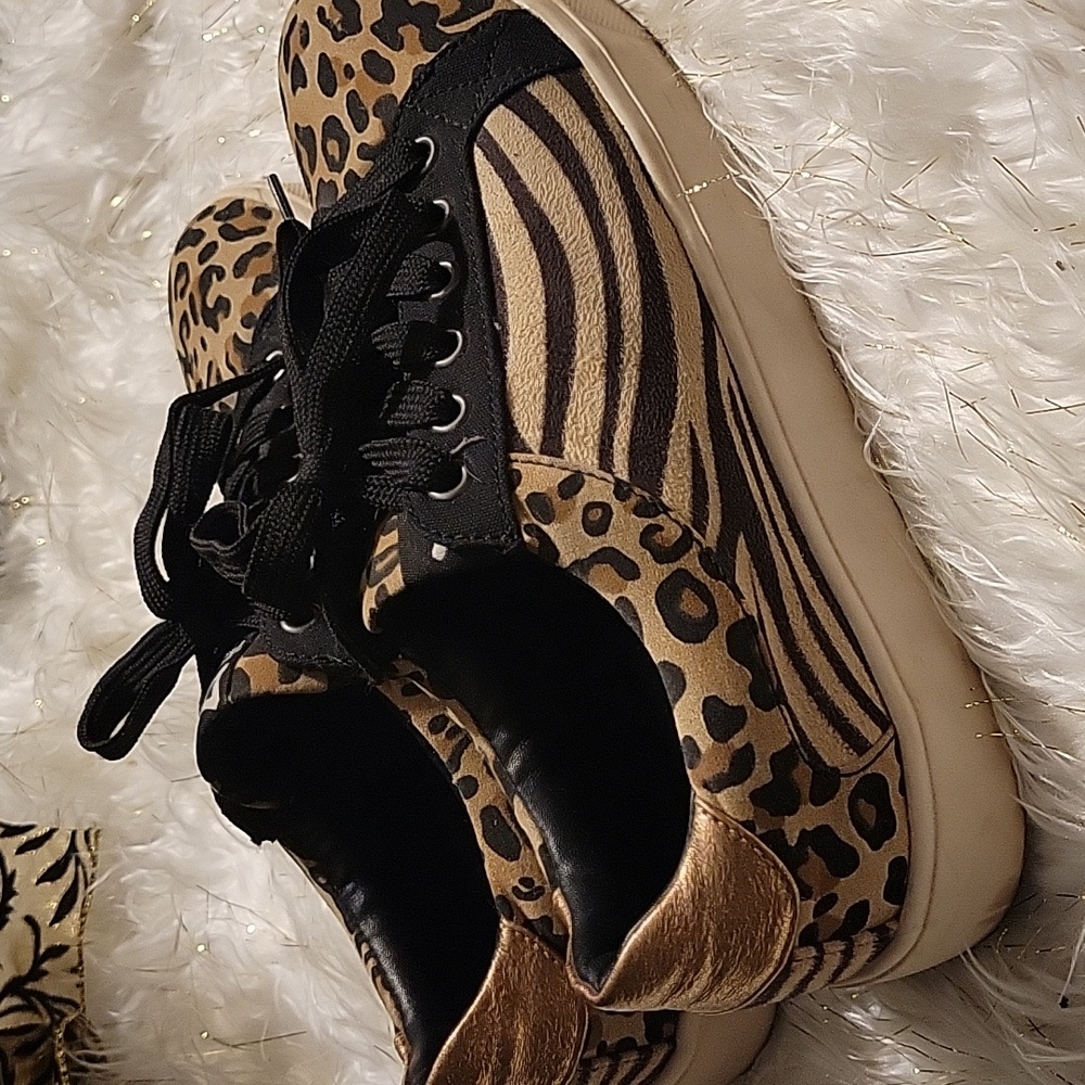 Dirty Laundry Animal Print Sneakers